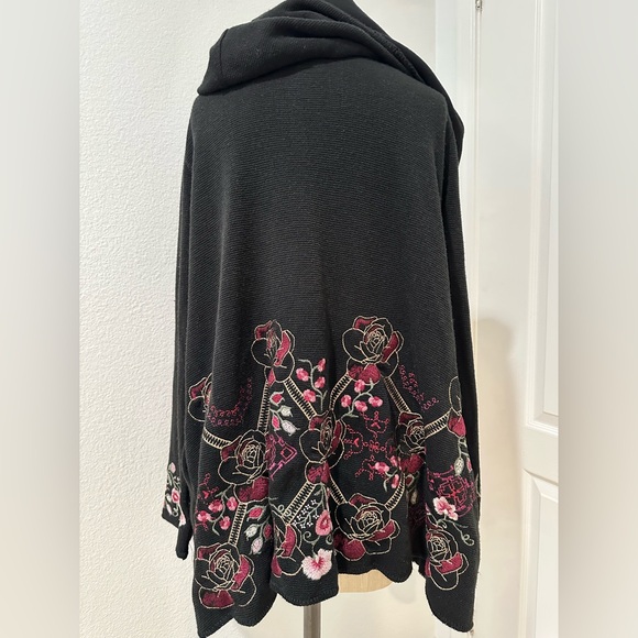 Johnny Was BIYA Black Claudette
Hooded Sweater Cardigan - Picture 7 of 7